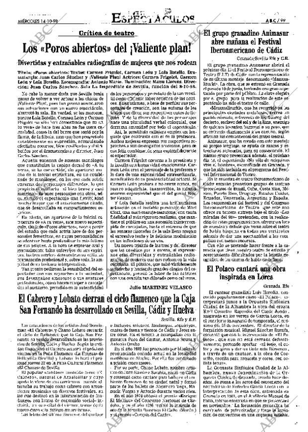 ABC SEVILLA 14-10-1998 página 99