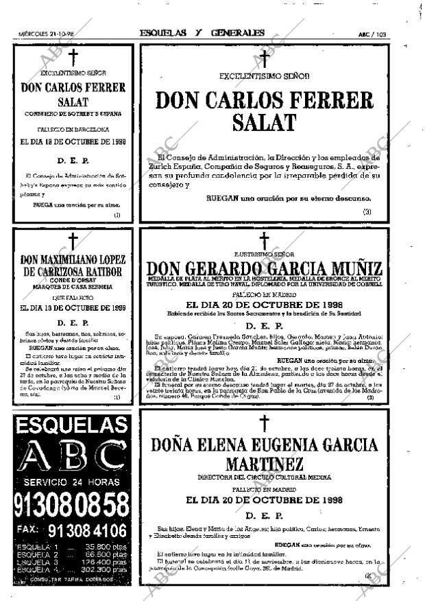 ABC MADRID 21-10-1998 página 103