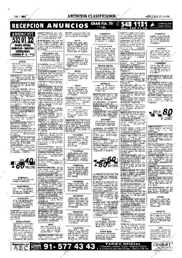 ABC MADRID 21-10-1998 página 108