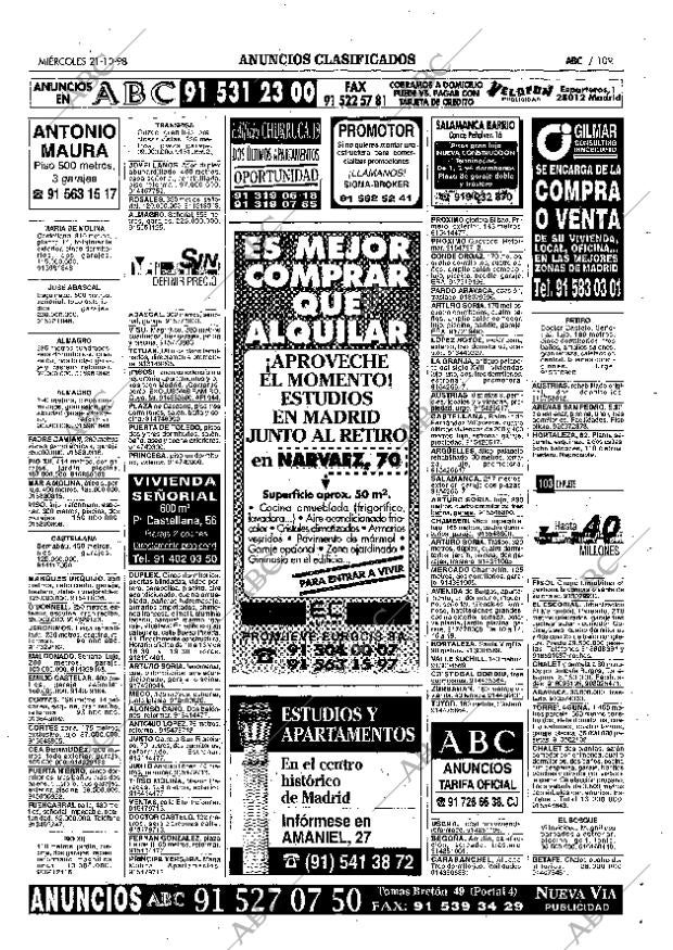 ABC MADRID 21-10-1998 página 109