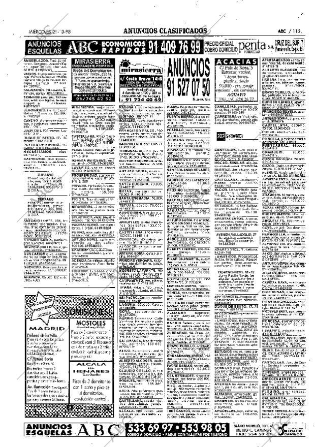 ABC MADRID 21-10-1998 página 113