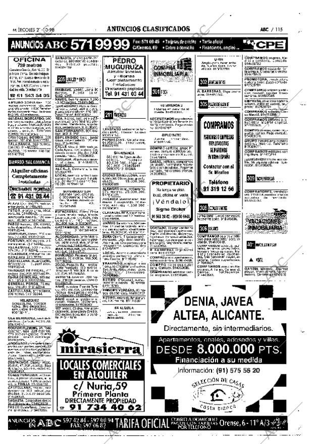 ABC MADRID 21-10-1998 página 115