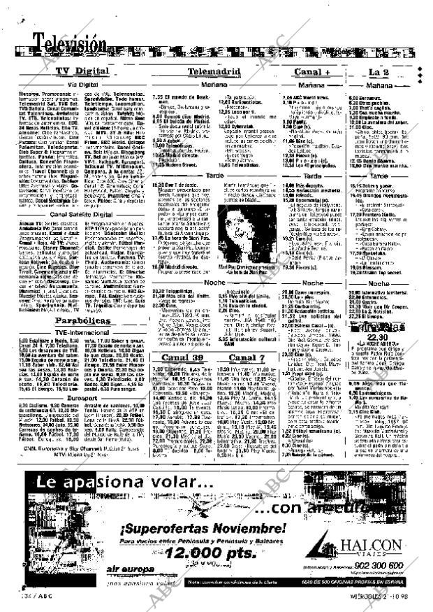 ABC MADRID 21-10-1998 página 134