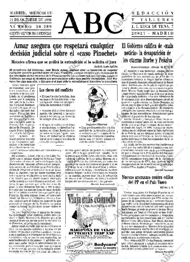 ABC MADRID 21-10-1998 página 15