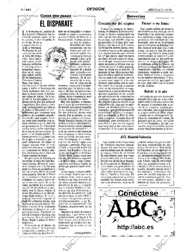 ABC MADRID 21-10-1998 página 18