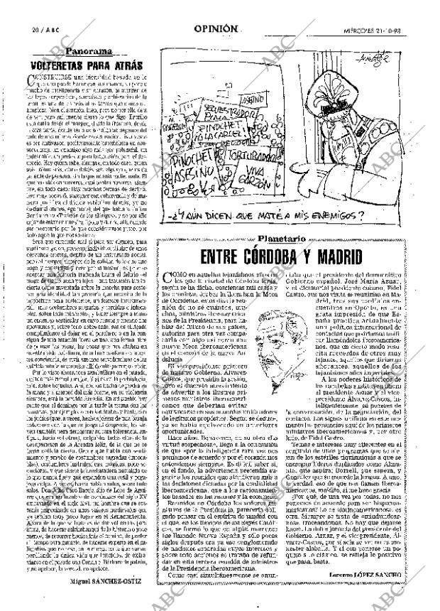 ABC MADRID 21-10-1998 página 20