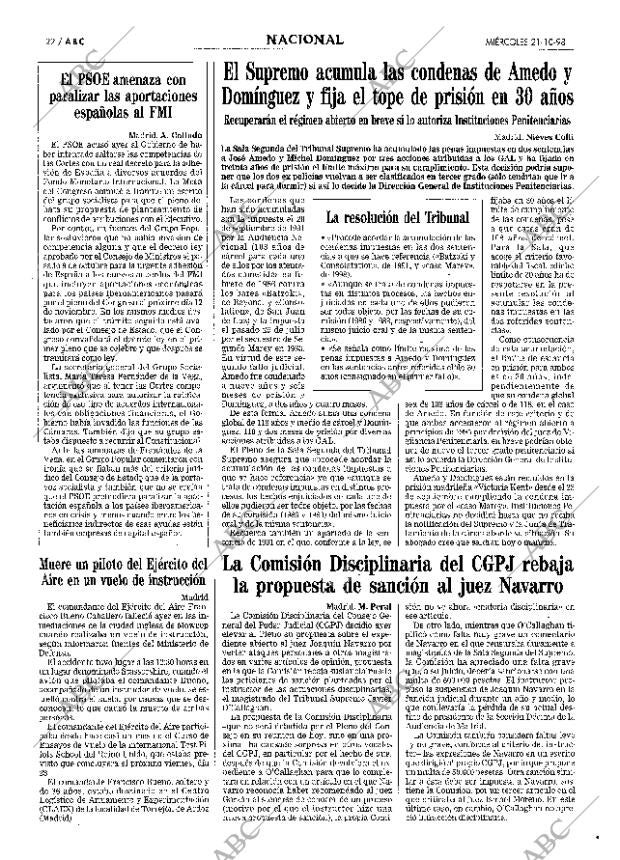 ABC MADRID 21-10-1998 página 22