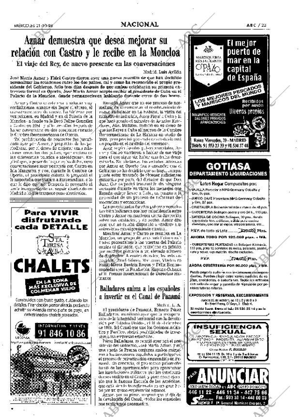 ABC MADRID 21-10-1998 página 23