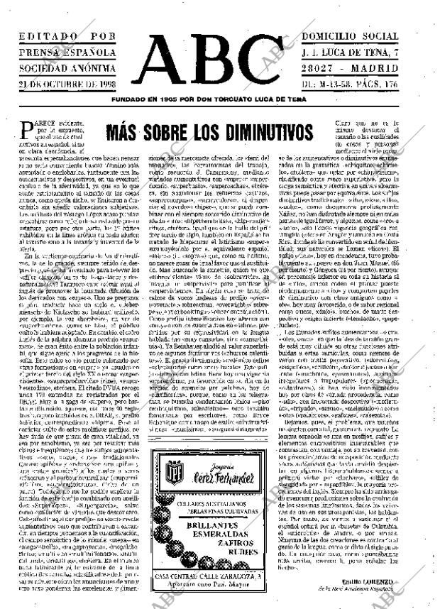 ABC MADRID 21-10-1998 página 3
