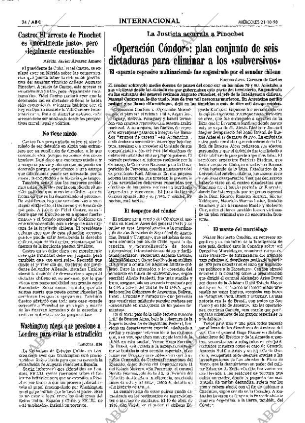 ABC MADRID 21-10-1998 página 34