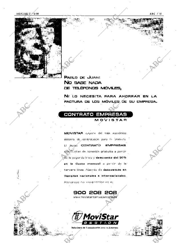 ABC MADRID 21-10-1998 página 39