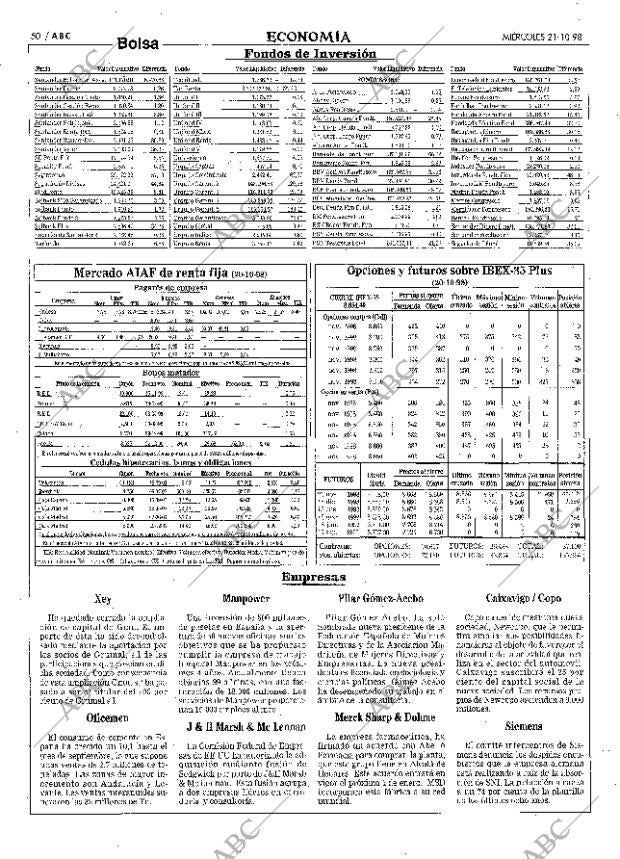 ABC MADRID 21-10-1998 página 50