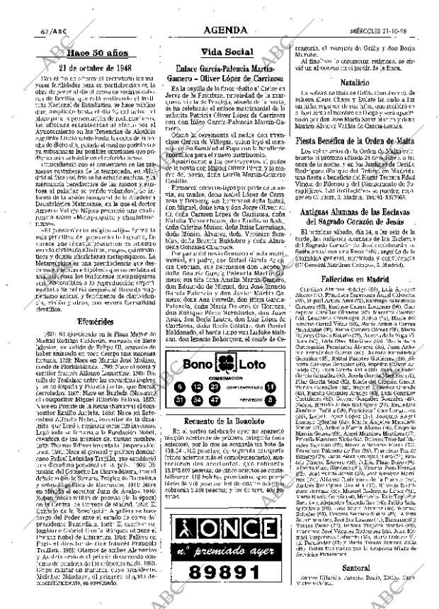 ABC MADRID 21-10-1998 página 60