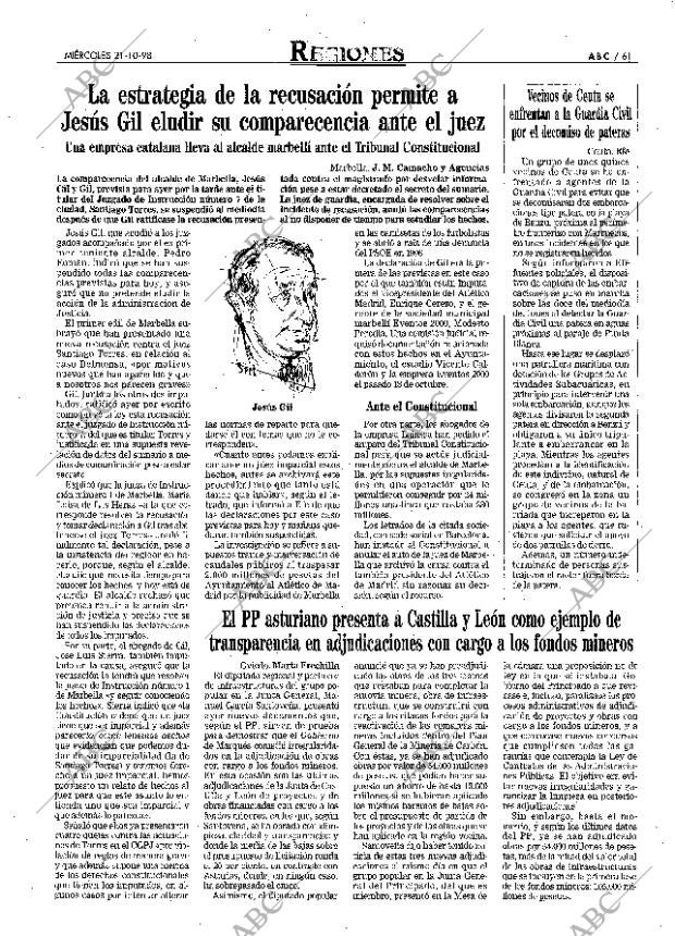 ABC MADRID 21-10-1998 página 61