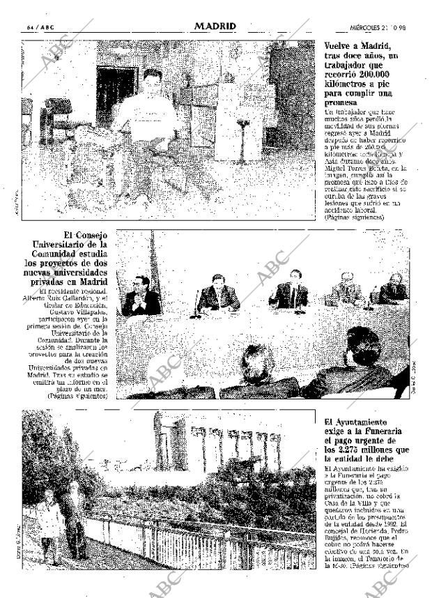ABC MADRID 21-10-1998 página 64