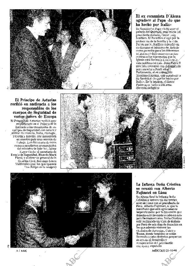 ABC MADRID 21-10-1998 página 8