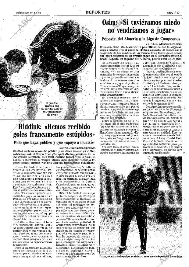 ABC MADRID 21-10-1998 página 87