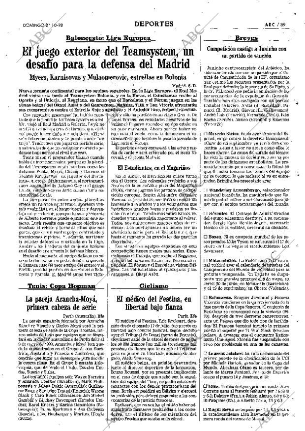 ABC MADRID 21-10-1998 página 89