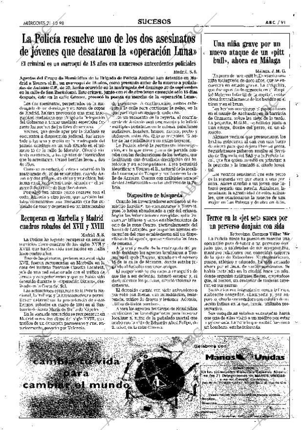 ABC MADRID 21-10-1998 página 91