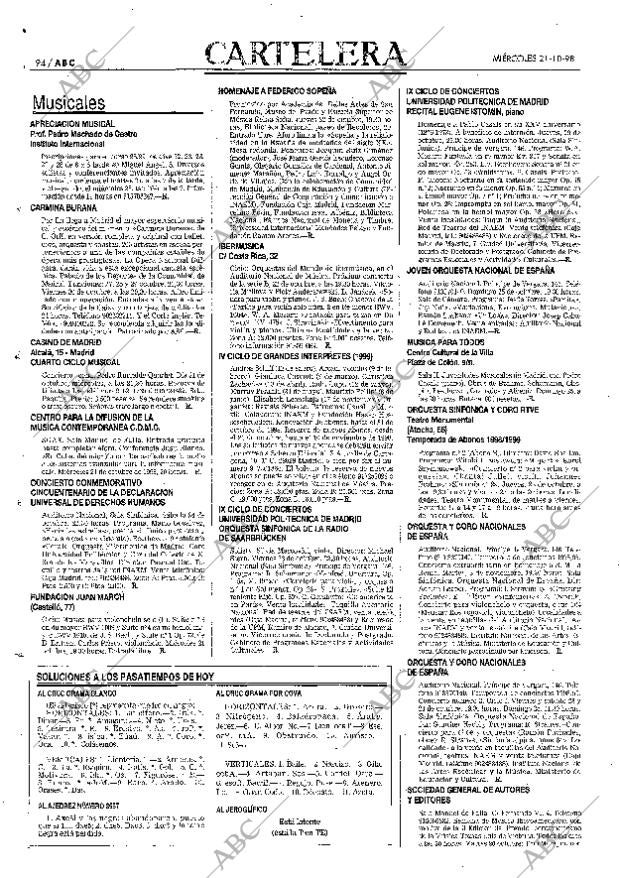 ABC MADRID 21-10-1998 página 94