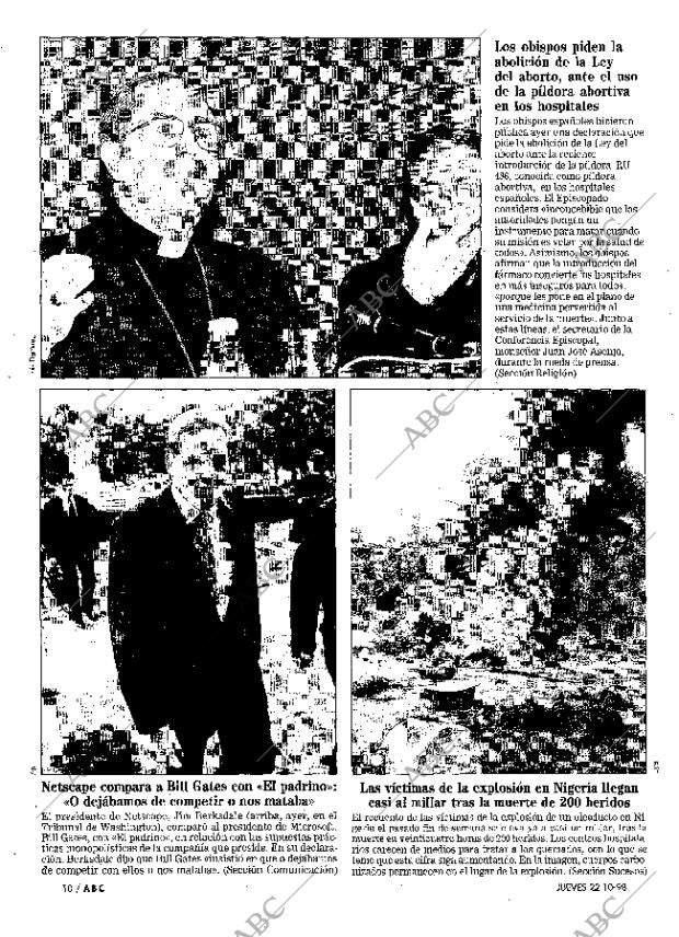 ABC MADRID 22-10-1998 página 10