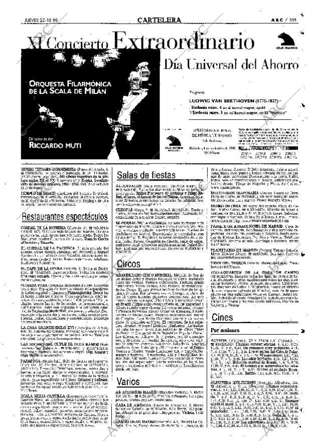 ABC MADRID 22-10-1998 página 105