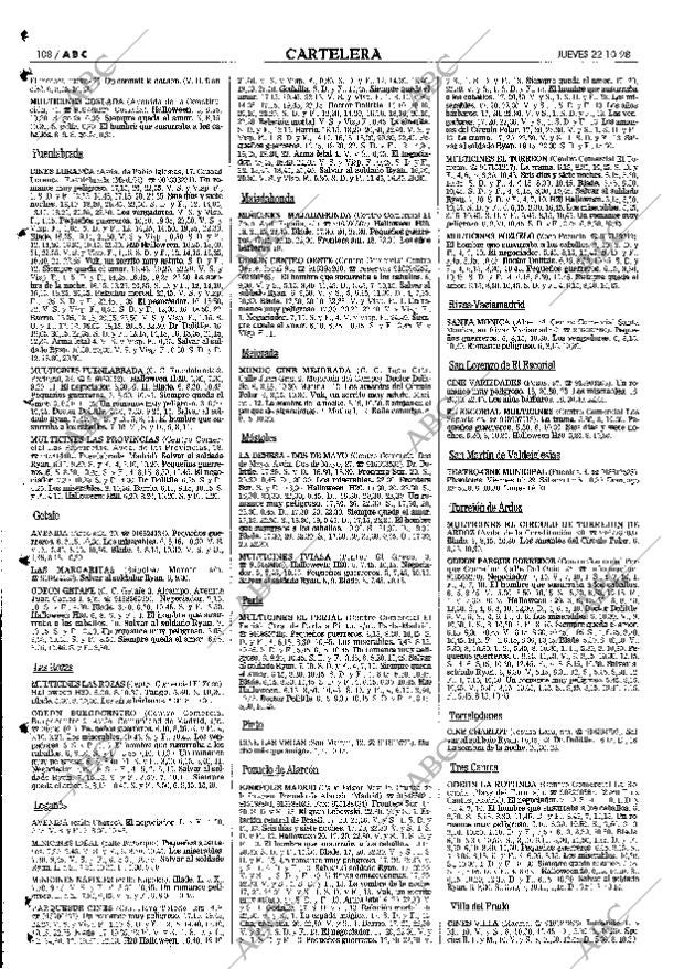 ABC MADRID 22-10-1998 página 108