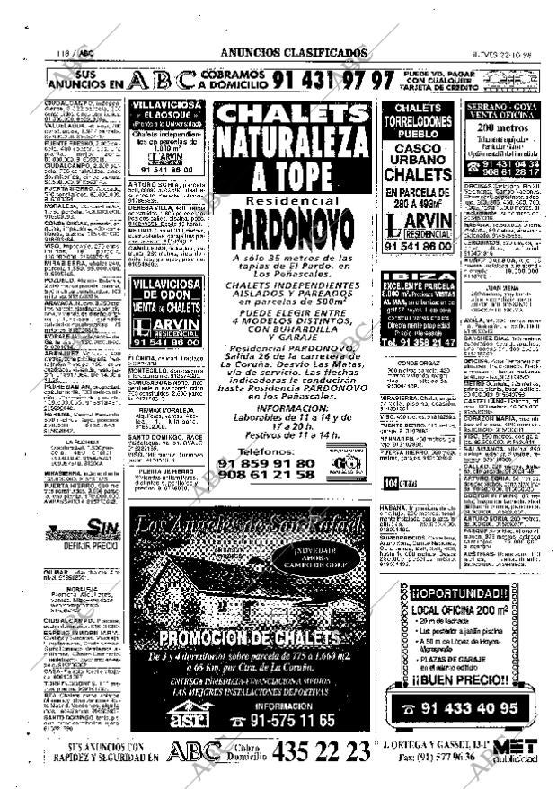 ABC MADRID 22-10-1998 página 118