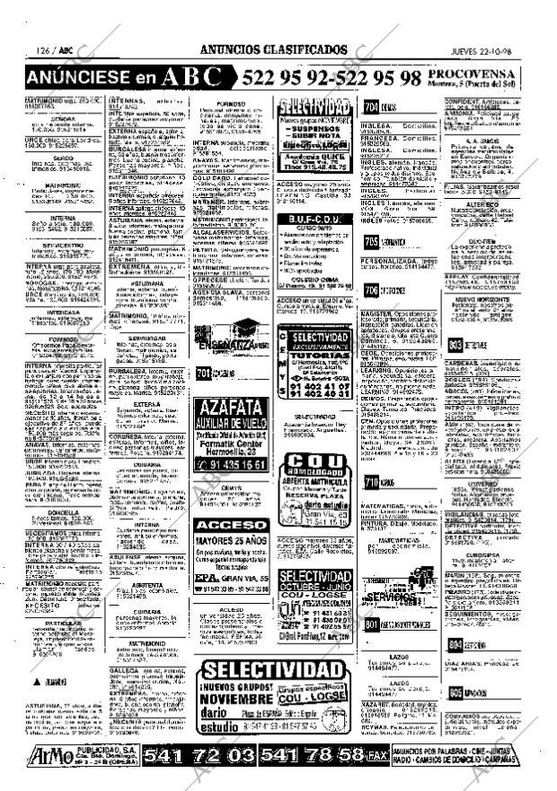 ABC MADRID 22-10-1998 página 126