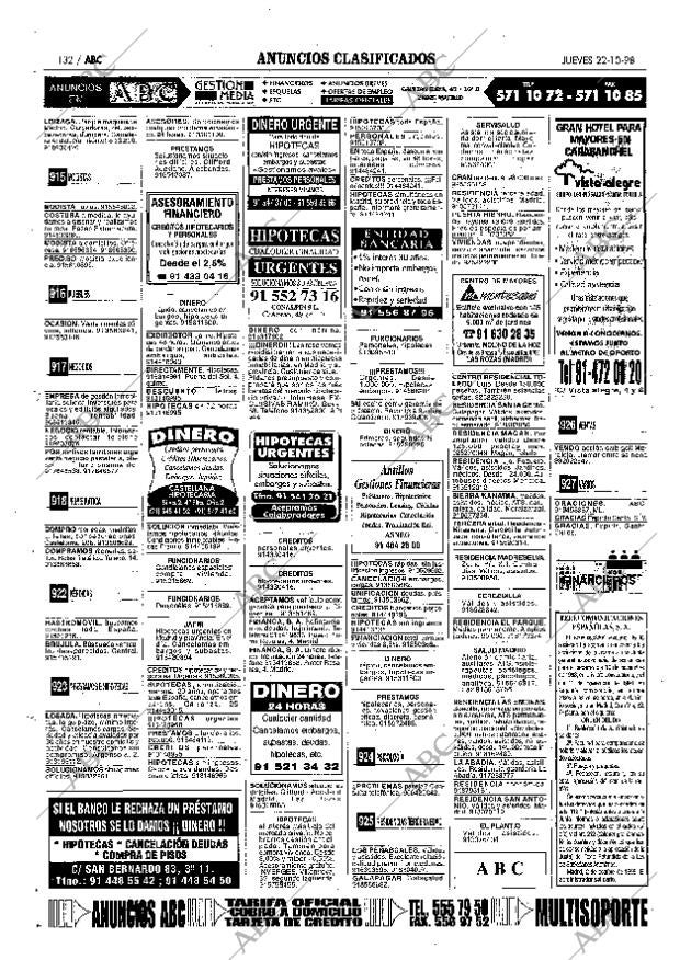 ABC MADRID 22-10-1998 página 132