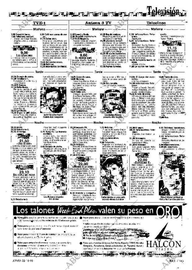ABC MADRID 22-10-1998 página 143