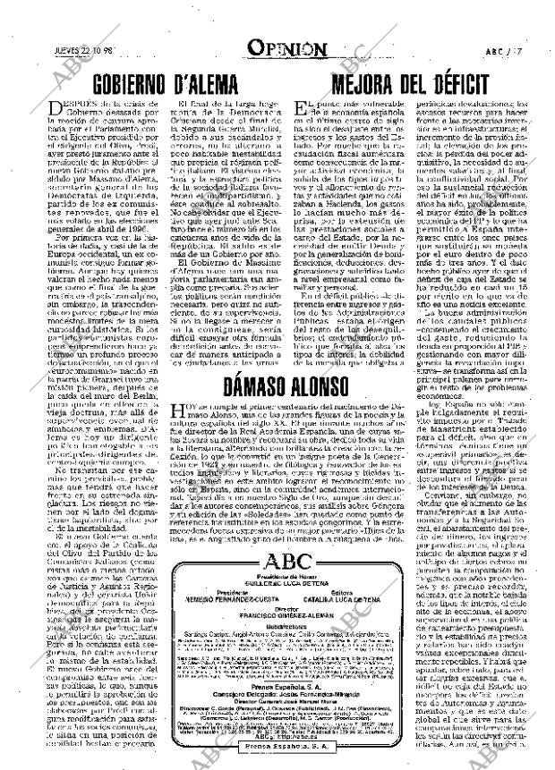 ABC MADRID 22-10-1998 página 17