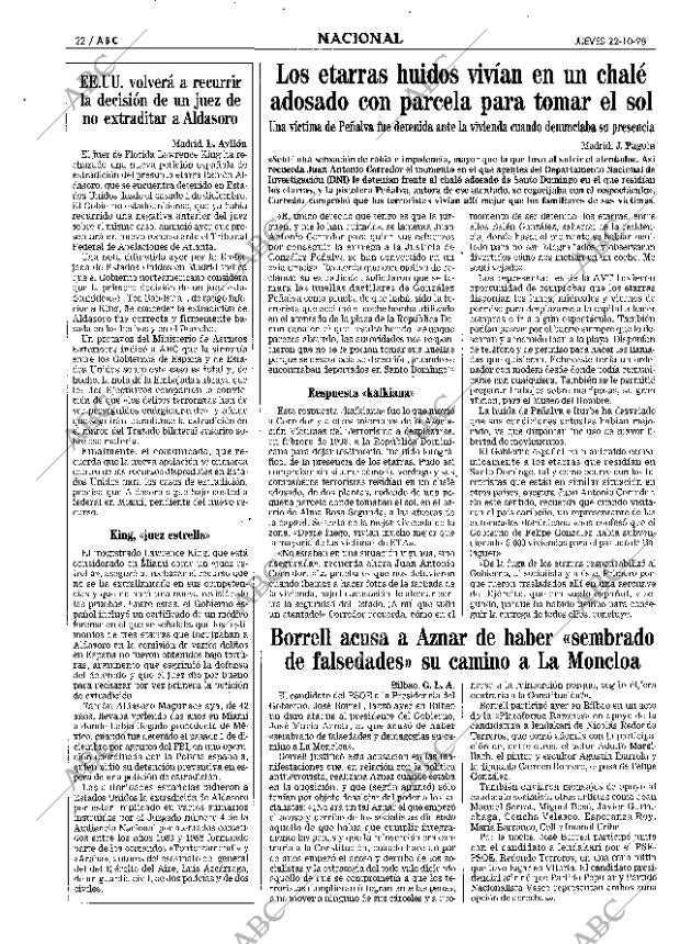 ABC MADRID 22-10-1998 página 22