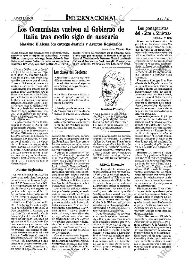 ABC MADRID 22-10-1998 página 33