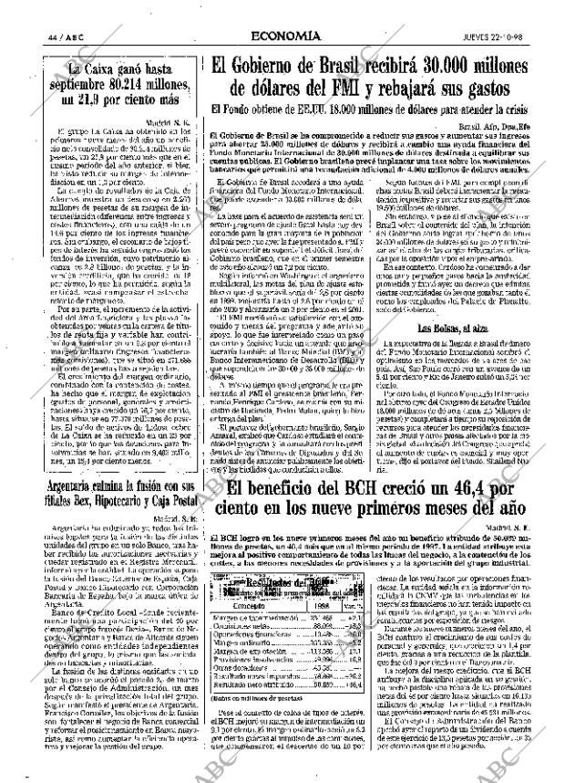 ABC MADRID 22-10-1998 página 44