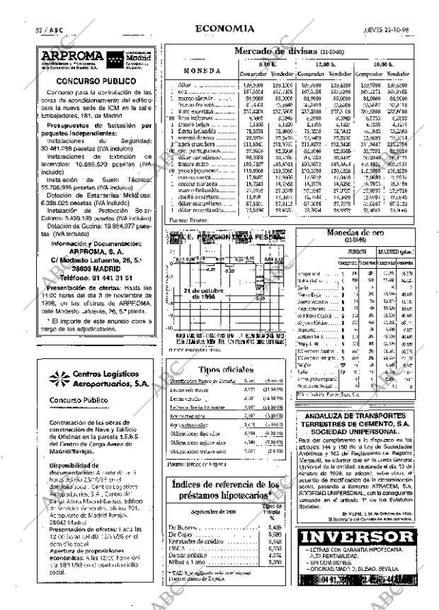 ABC MADRID 22-10-1998 página 52