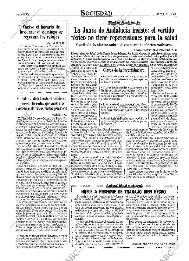 ABC MADRID 22-10-1998 página 58
