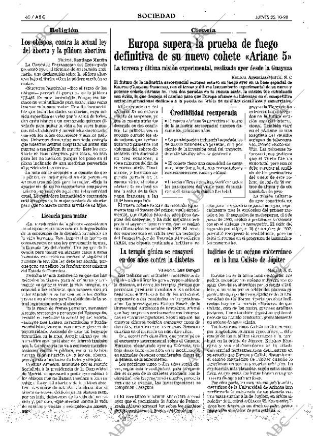 ABC MADRID 22-10-1998 página 60