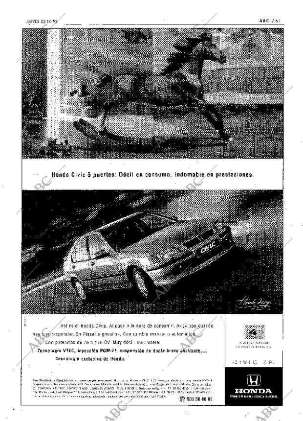 ABC MADRID 22-10-1998 página 61