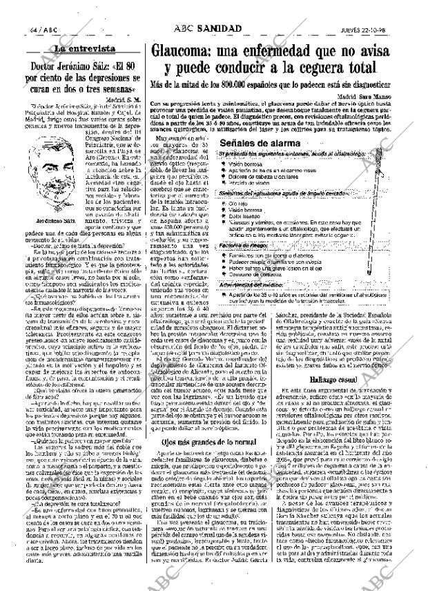 ABC MADRID 22-10-1998 página 64