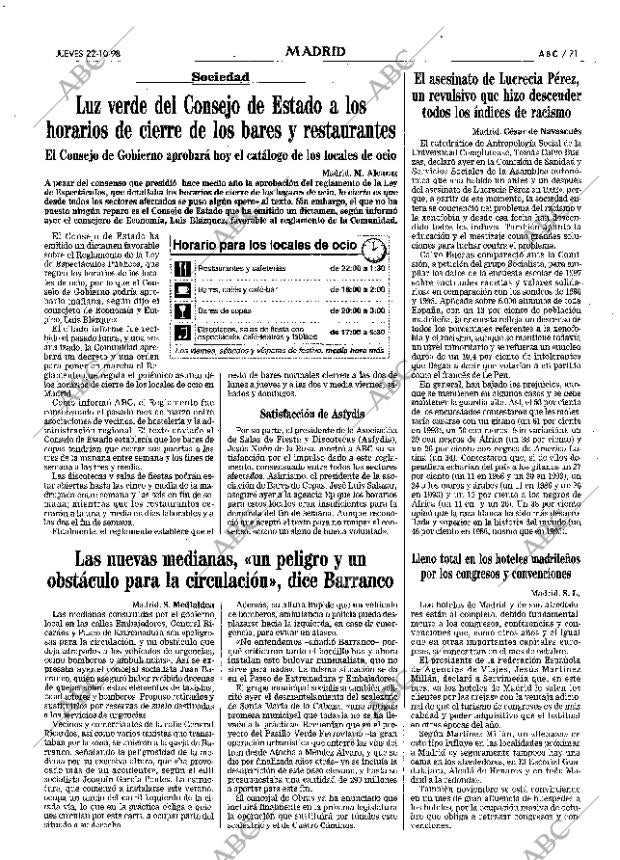 ABC MADRID 22-10-1998 página 71