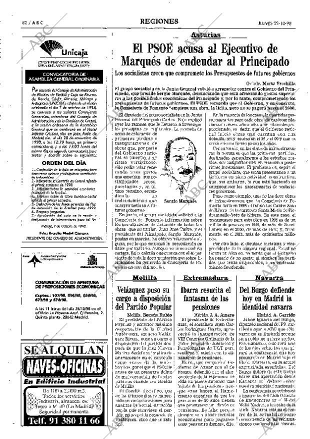 ABC MADRID 22-10-1998 página 82