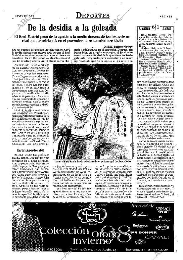 ABC MADRID 22-10-1998 página 83