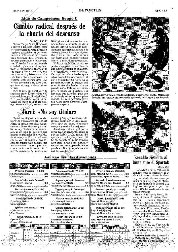 ABC MADRID 22-10-1998 página 85