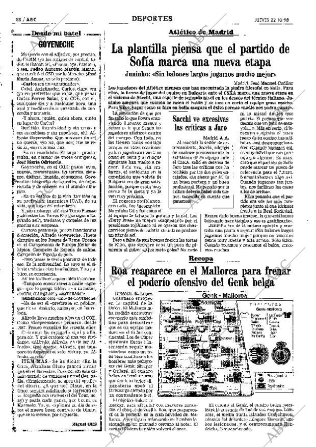 ABC MADRID 22-10-1998 página 88