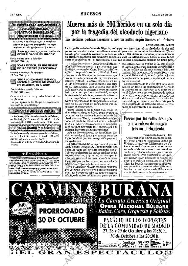 ABC MADRID 22-10-1998 página 94