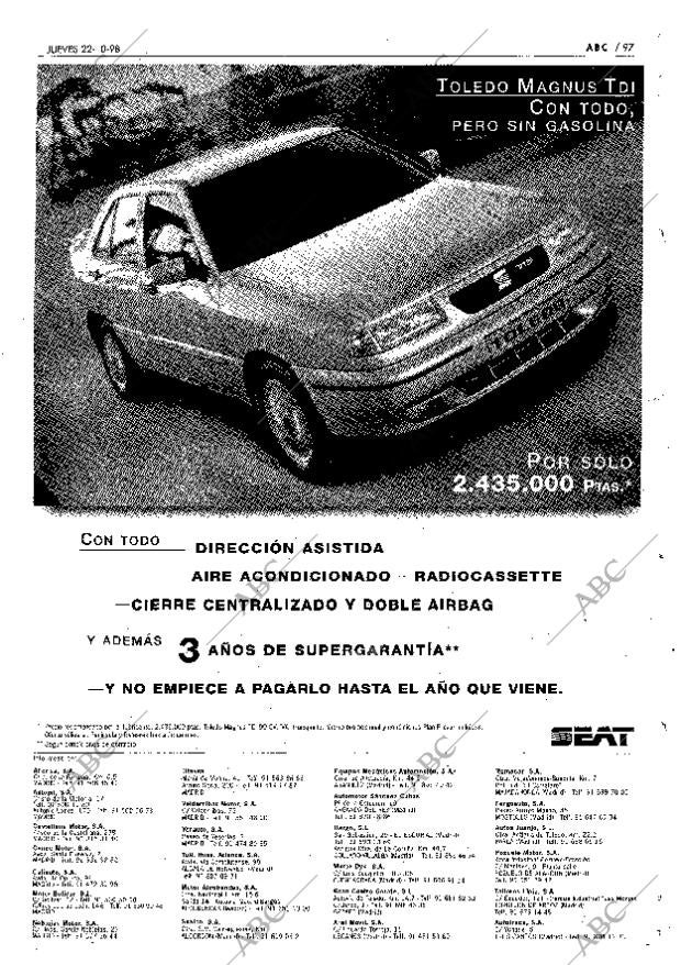 ABC MADRID 22-10-1998 página 97