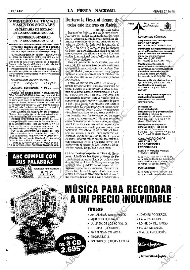 ABC MADRID 23-10-1998 página 110