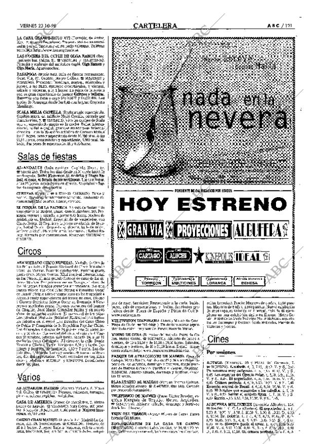 ABC MADRID 23-10-1998 página 121