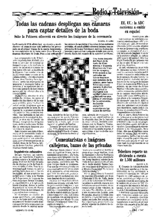 ABC MADRID 23-10-1998 página 147